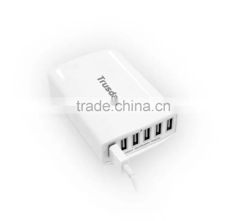 wall socket 6 ports 60W adpter Portable mobile charger,home charger,laptop charger