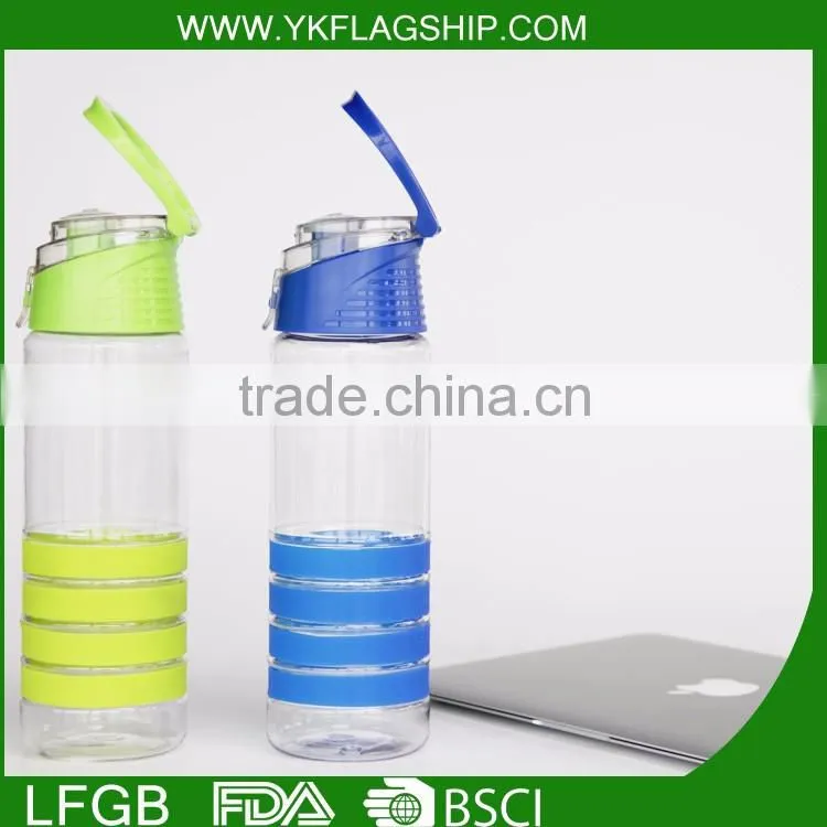 As Seen On TV product, tritan FDA freeinfuser plastic joyshaker water bottle| 2016 New Flavor Fruit Infuser Water Bottle