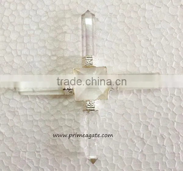 Crystal Quartz 4Points Energy Generators | Wholesale Crystal Quartz 4 Point Generators From India