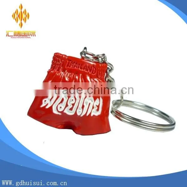 wholesales custom round skull metal keychain