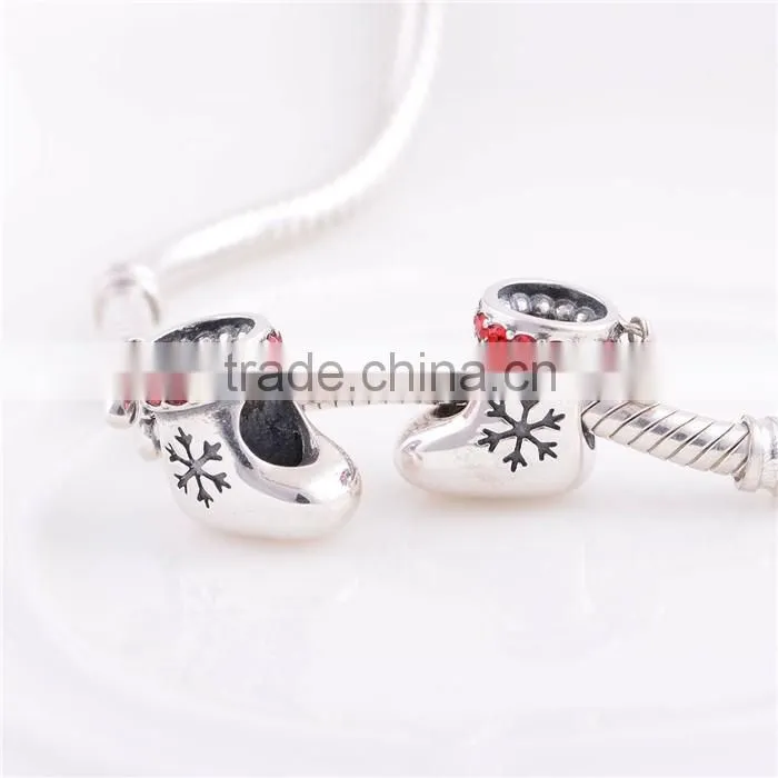 Beads for Jewelry Making Winter Shoes Charms Promotion Gift
