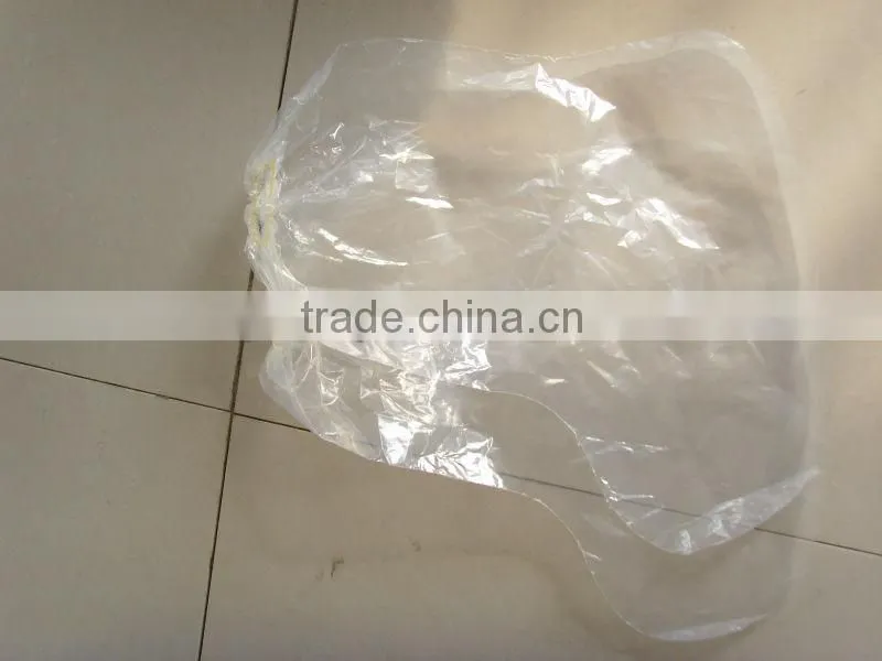Disposable waterproof clear plastic PE boot cover