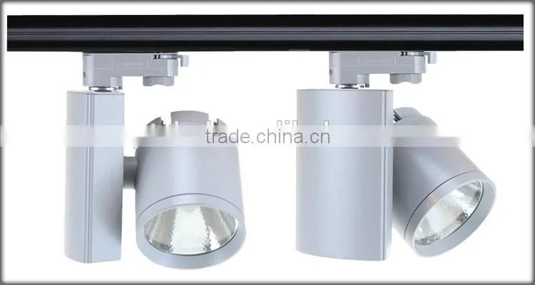 Strobeless Flick Free 30 Watts Track Rail Lights With Citizen COB LED Track Light 100Lm/W 97Ra