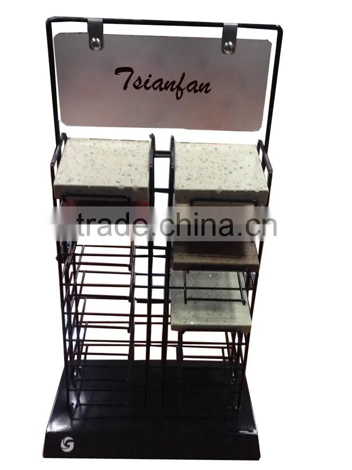 SR514 Metal Merchandising display for Quartz stone