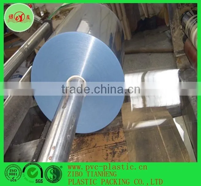 250 micron Thermoforming pharmaceutical grade high quality PVC amber and green color rigid plastic film