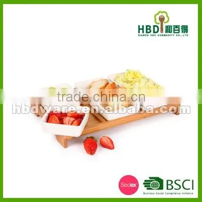 2016 new kitchen design round serving tray,ceramic plate,ceramic divided platter