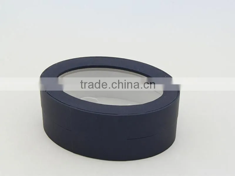 High quality oval bangle box / jewelry packaging boxes with Pvc clear window