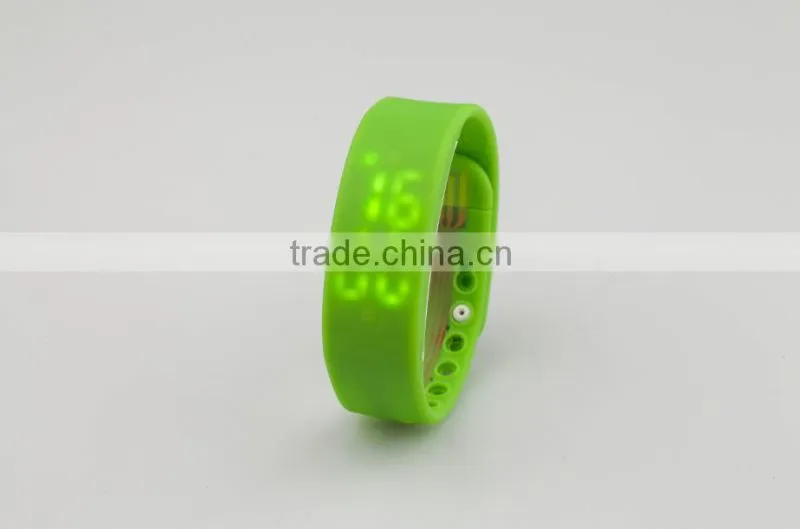 Slims Bracelet Watch Pedometer, Sleep Monitoring,Temperature Monitoring,Time Display , Digital Time Display,Lada Motion Sensor