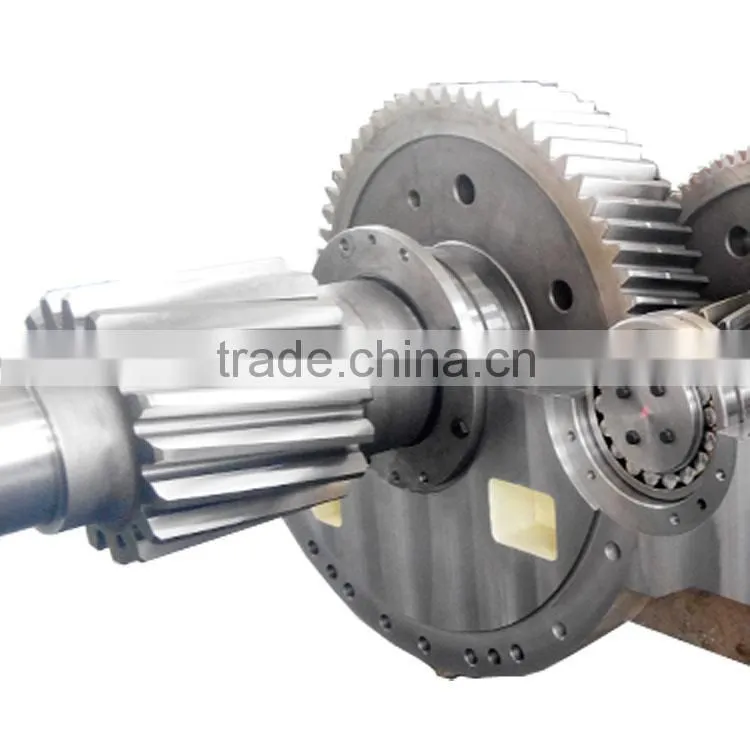 Rotary two shaft helical gearbox