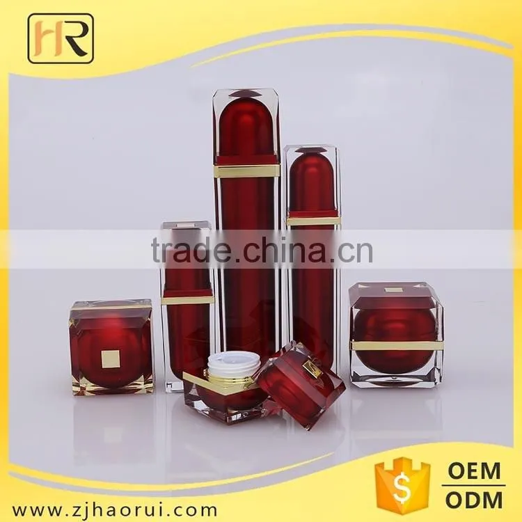 2016 Newest Acrylic Cosmetics Packaging Useful Perfume Bottle Lotion Set