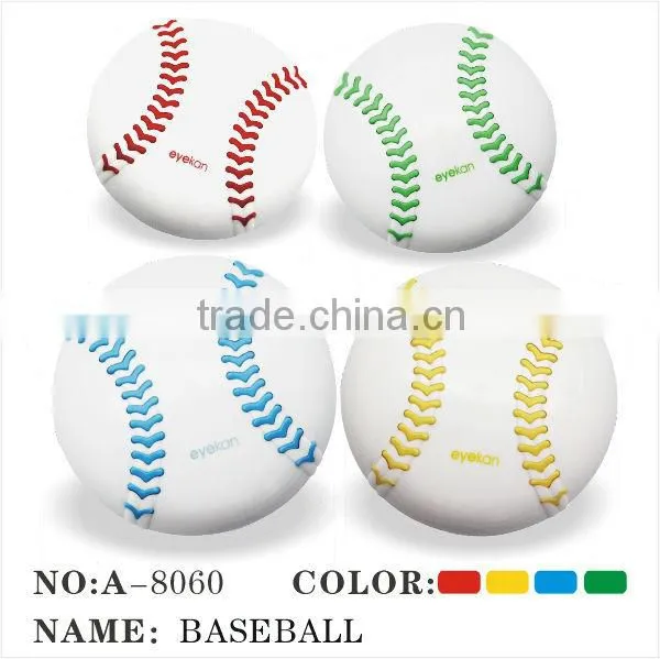 16mm contact lens case sports manship green baseball