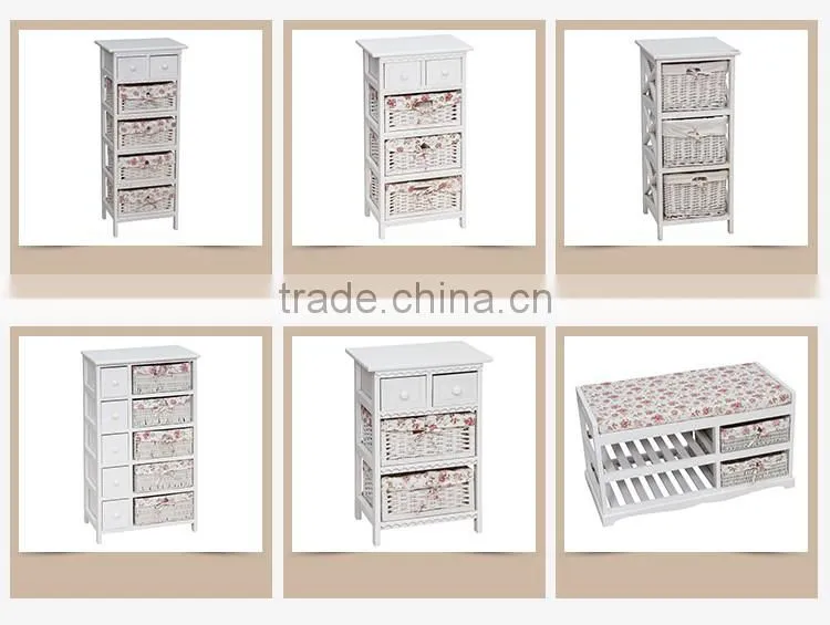 mirror standing customized wooden cabinet with drawer