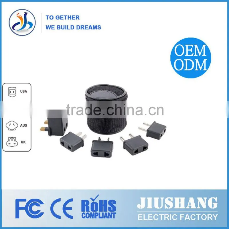 The world's first set mini multi-function five conversion plug, travel abroad plug socket, universal plug