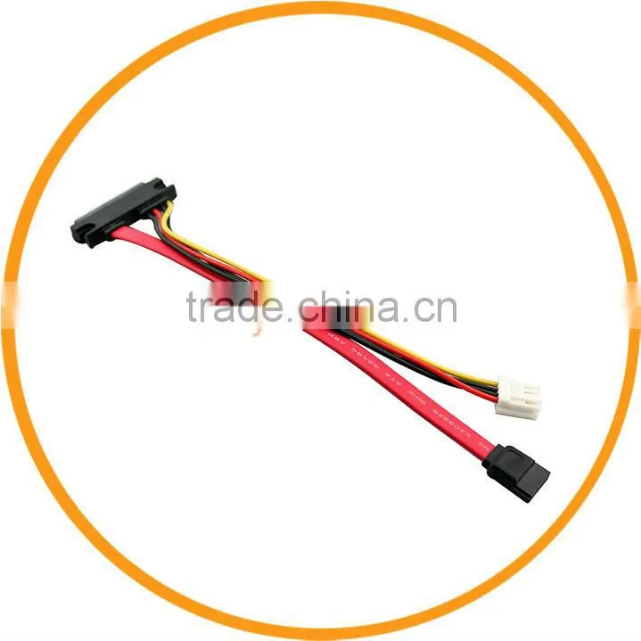 15+7 Pin Power Data to 4 pin IDE Power SATA Date Cable 20cm from dailyetech