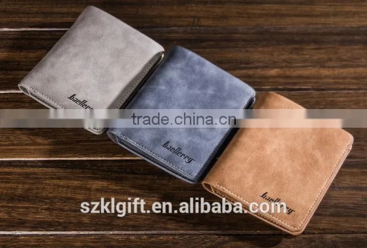 free sample vintage wallet mens long wallet 3 fold wallet