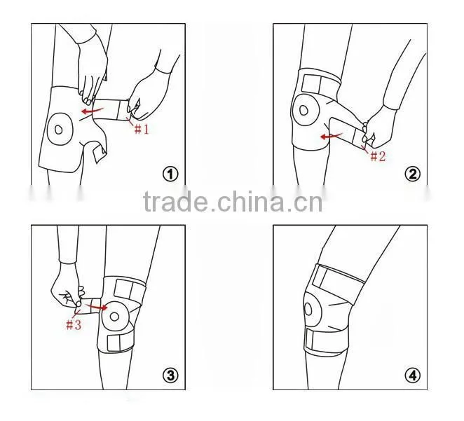 knee support belt sprain warm kneepad breathable knee support