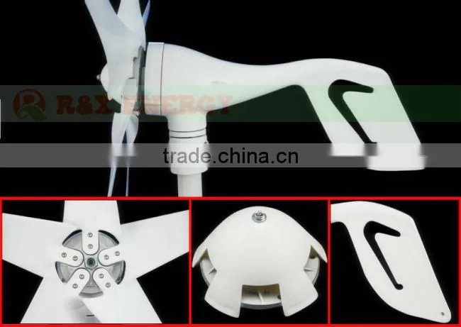 Wind Turbine Generator , Combine With Wind/Solar Hybrid Controller,CE RoHS Approval