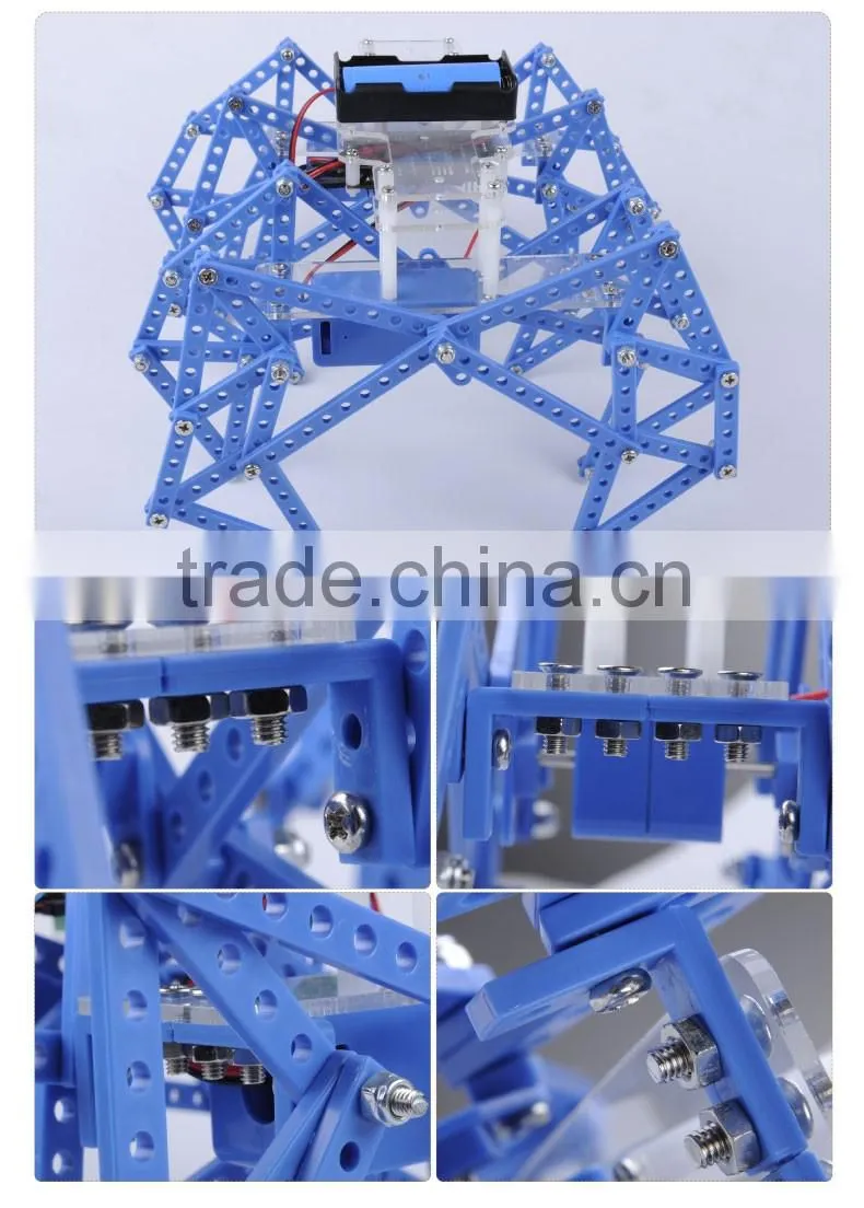 U-shaped Angle plastic Plates Axle Bracket No.5 for DIY Accessories Robot Body round hole