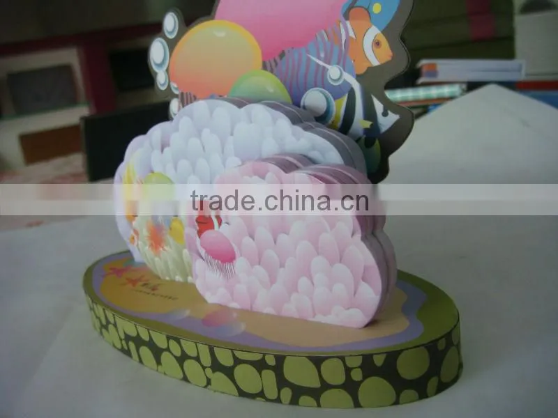 Decoration sticky note with wooden pallet