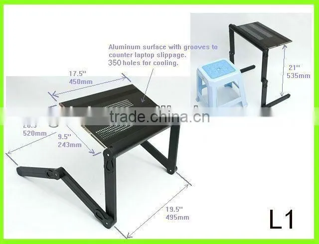 Portable Lap Notebook Computer Table Laptop Desk Stand