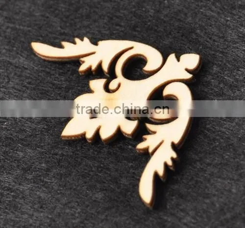 wood veneer shape for decoration