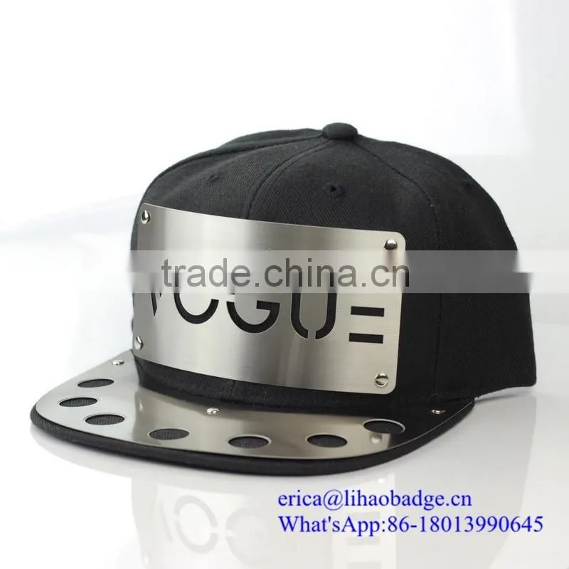 Designer metal plates tags for jeans , designer metal labels for hangbags