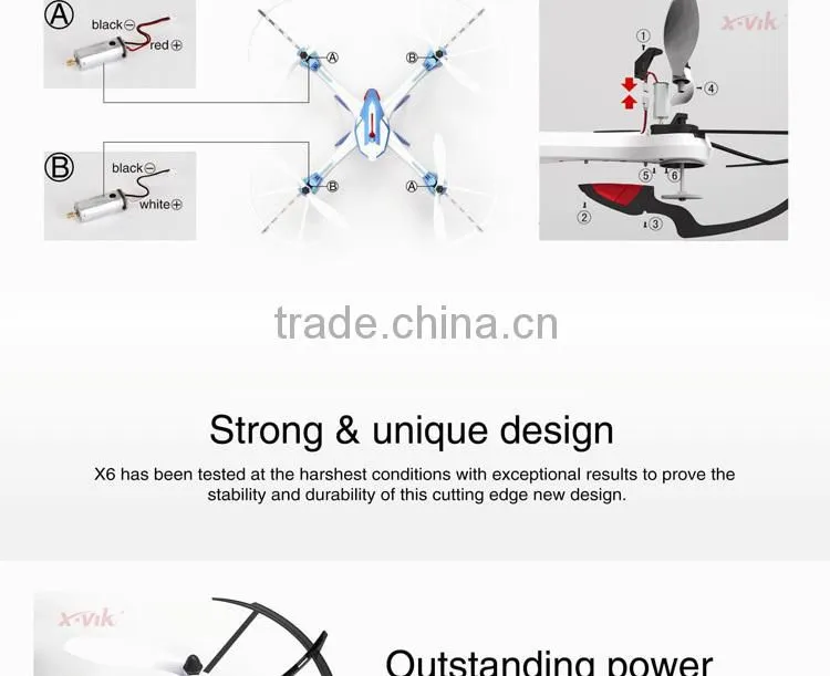 JJRC H16 Tarantula X6 drone 4CH RC Quadcopter with Hyper IOC
