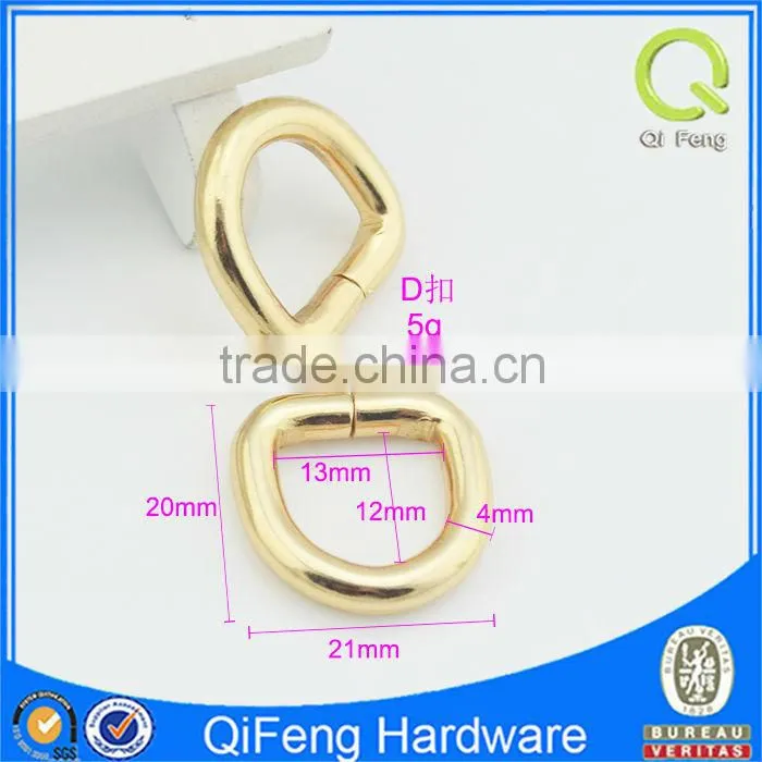 letter d ring iron metarial hardware
