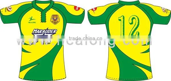 Cheap custom college rugby jerseys rugby shirt in high quality
