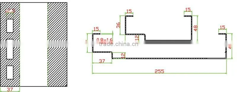 Autimatic Door Frame Roll Forming Machine