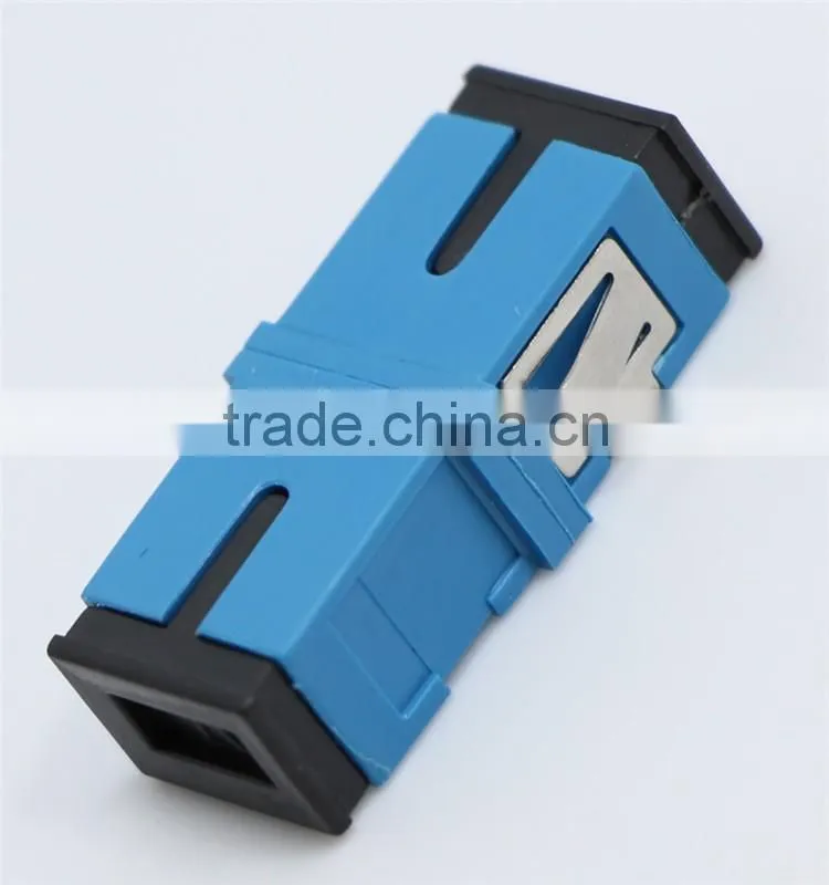 Flangeless SC SX fiber optic adapter