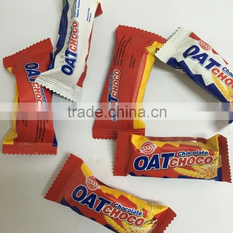 SANTA Crispy Milk&Choco Flavour oat chocolate biscuit bar