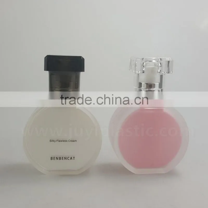 Acrylic Plastic Type and Skin Care Cream Use cosmetic bottle packaging with acrylic cap