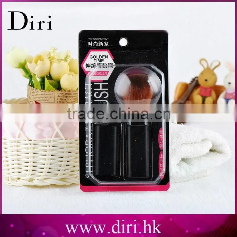Portable Retractable Single Blush Brush Rouge Foundation Makeup Brush