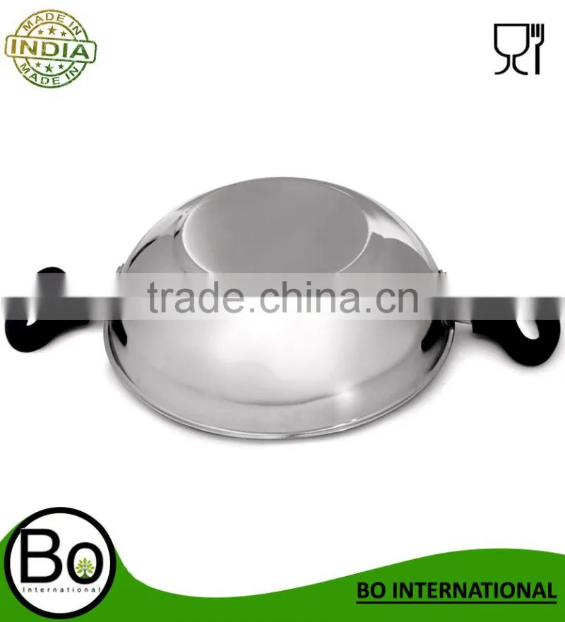 Stainless Steel Tri Ply Kadhai -22,24,26cm