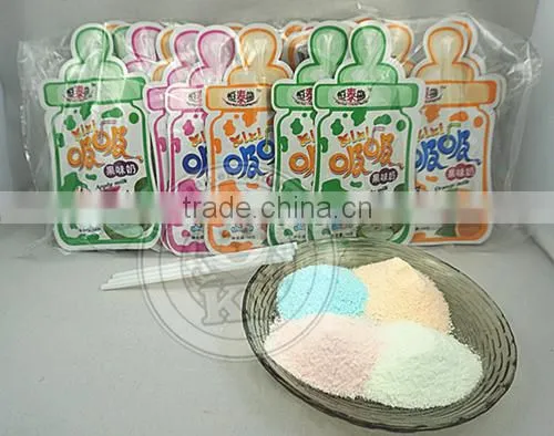 Fruit Powder candy in nipple bag