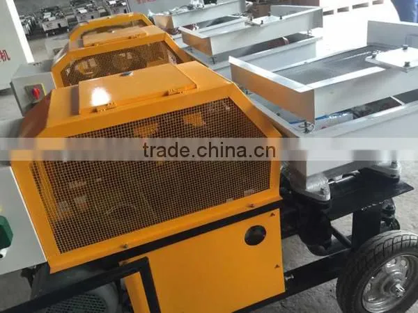 high efficiency small cement mortar spray machine