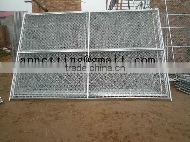 8x12 feet Temporary Chain Link Fence Panels/portable event fencing American model 6'x12' temporary chain link fence for yard