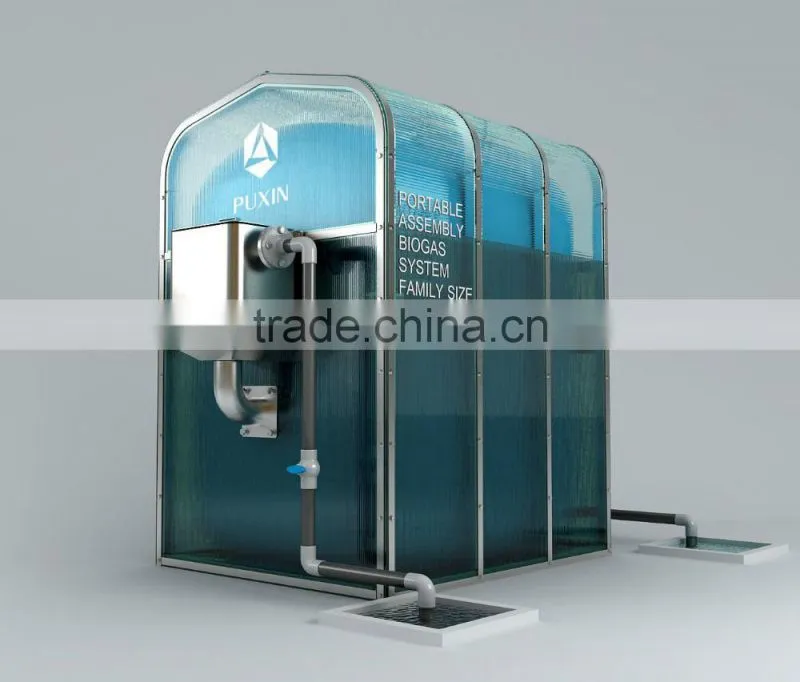 Beautiful Assembly Mini Biogas Plant Made in China