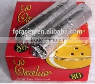 Natural wood shisha charcoal smokeless and tasteless hookah charcoal
