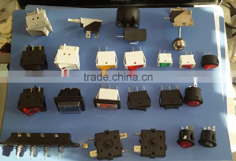 section switch fan Four press-bottons Electric switch/push button switch snap for fan