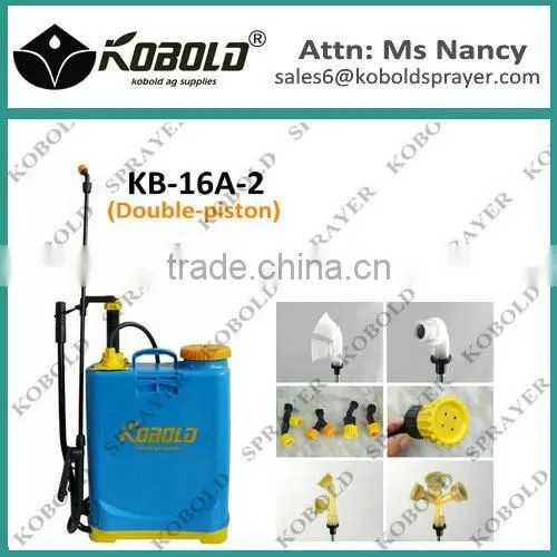 (605930) Double-Pump Agriculture sprayer 16L Hand sprayer 16L Knapsack sprayer 16L