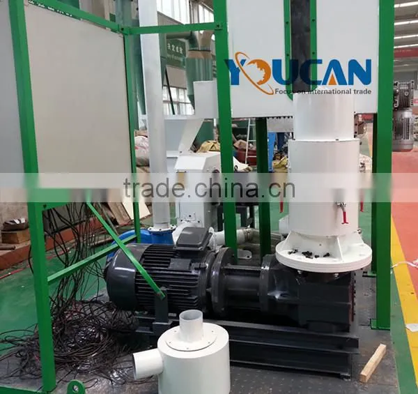 Youcan good performance wood pellet production line/wood pellet milling machine/poultry feed pellet plant