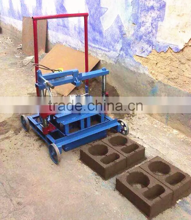 Neweek environmental unfired brick manual cement block moulding machine