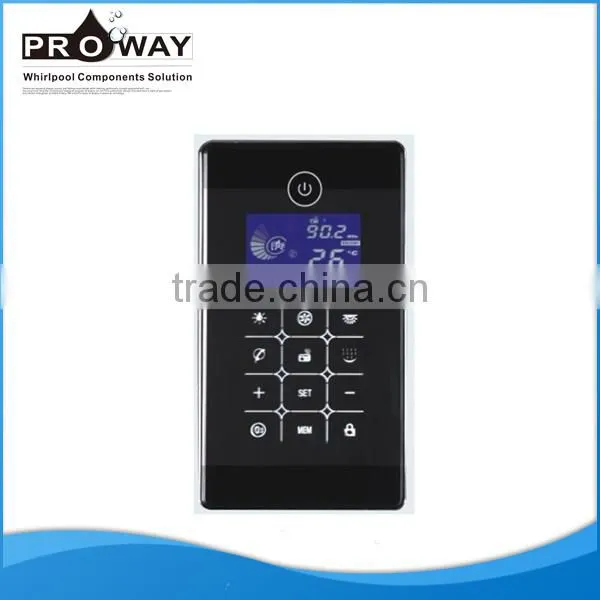 Shower Room Electric Accessories Temperature Waterproof Shower Control Panel Electronic Touch Screen Controller Panel