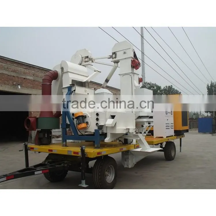 diesel gernerator driving grain cleaning plant