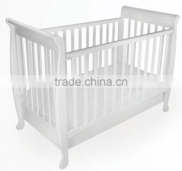 140x70cm multifunctional wooden baby cribs convertible crib