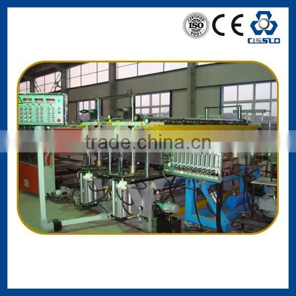 PC HOLLOW WAVING ROOF SHEET MAKING MACHINERY, POLYCARBONATE ROOF SHEET EXTRUDER LINE