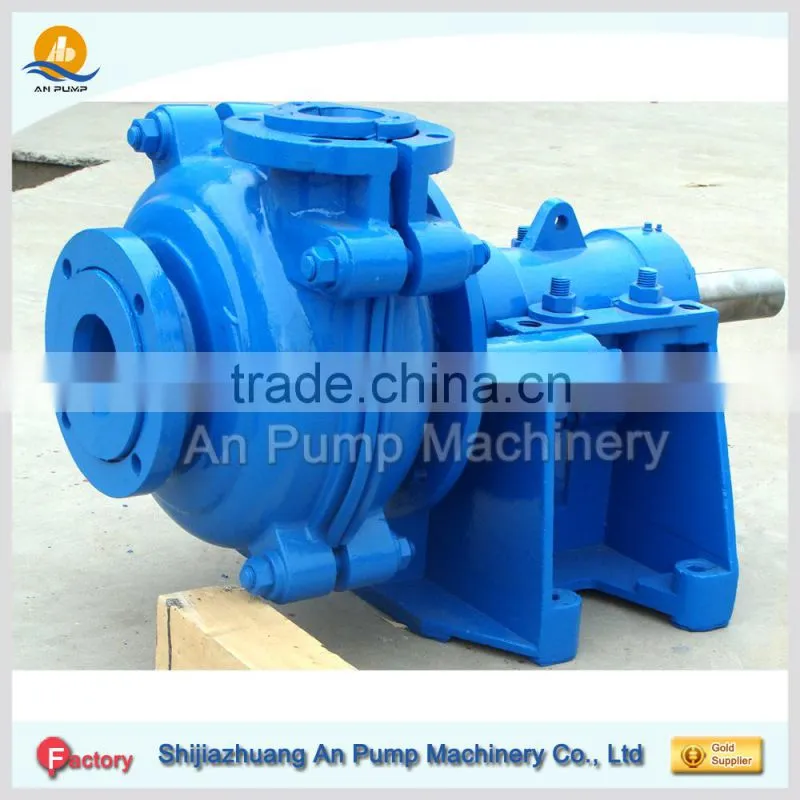 Portable horizontal regrind cyclone feed slurry pump