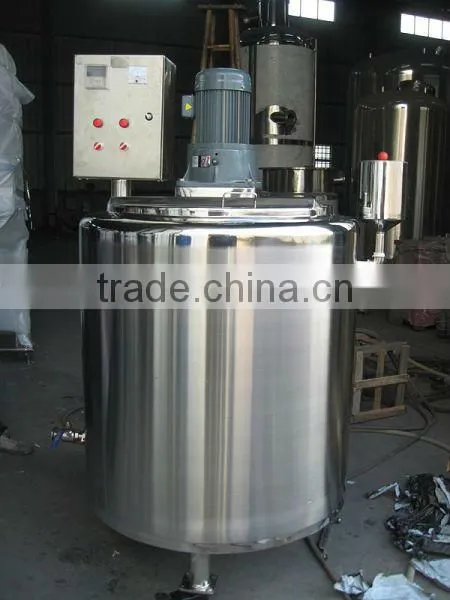 SS304 mixing tank (steam heating and water cooling)